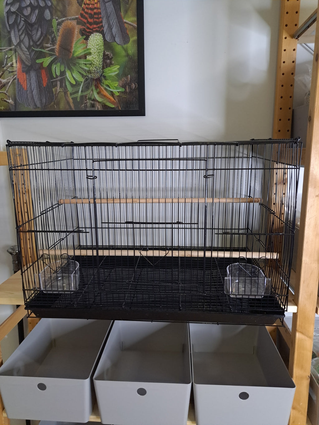 60cm Flight Cage Black