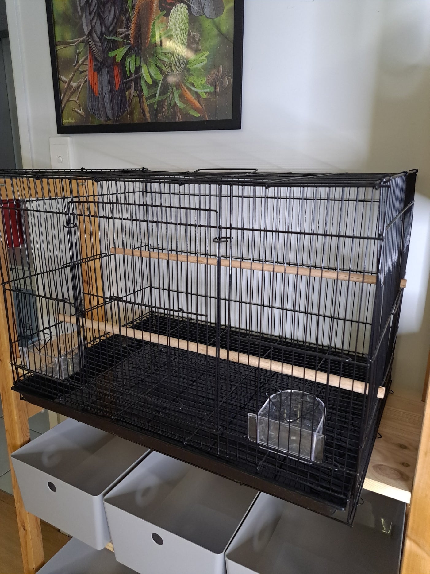 60cm Flight Cage Black