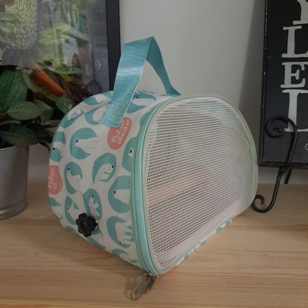 Small Polar comic bird transport bag