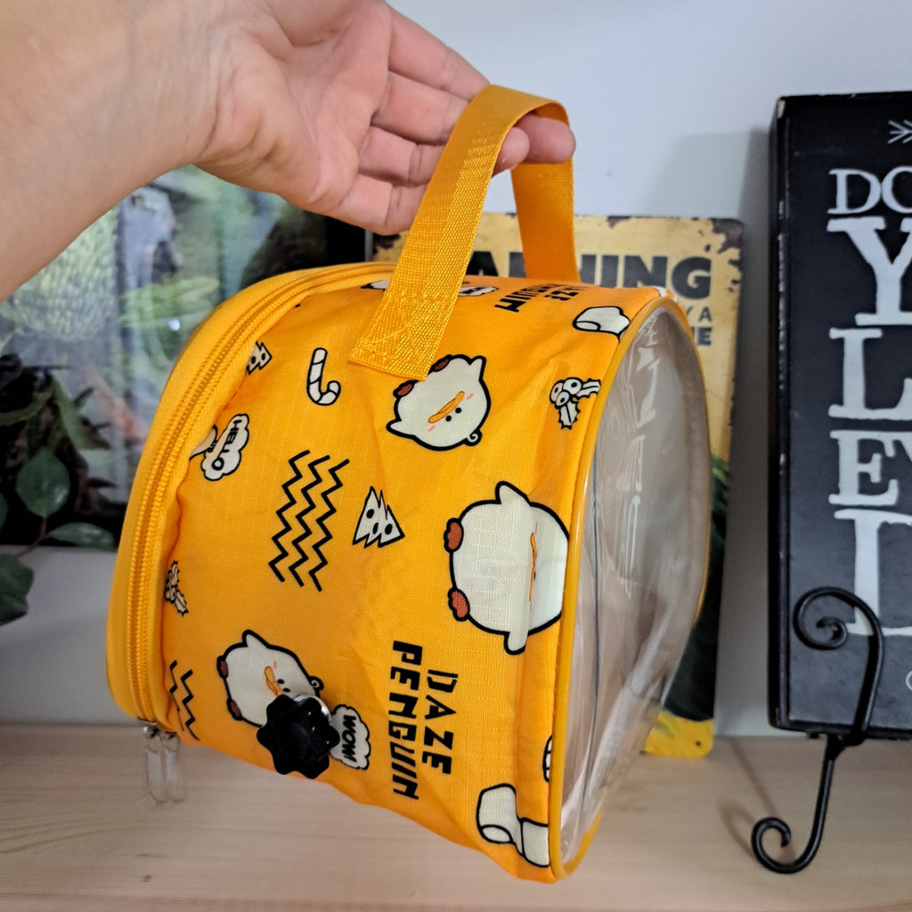 Small Penguin comic bird transport bag