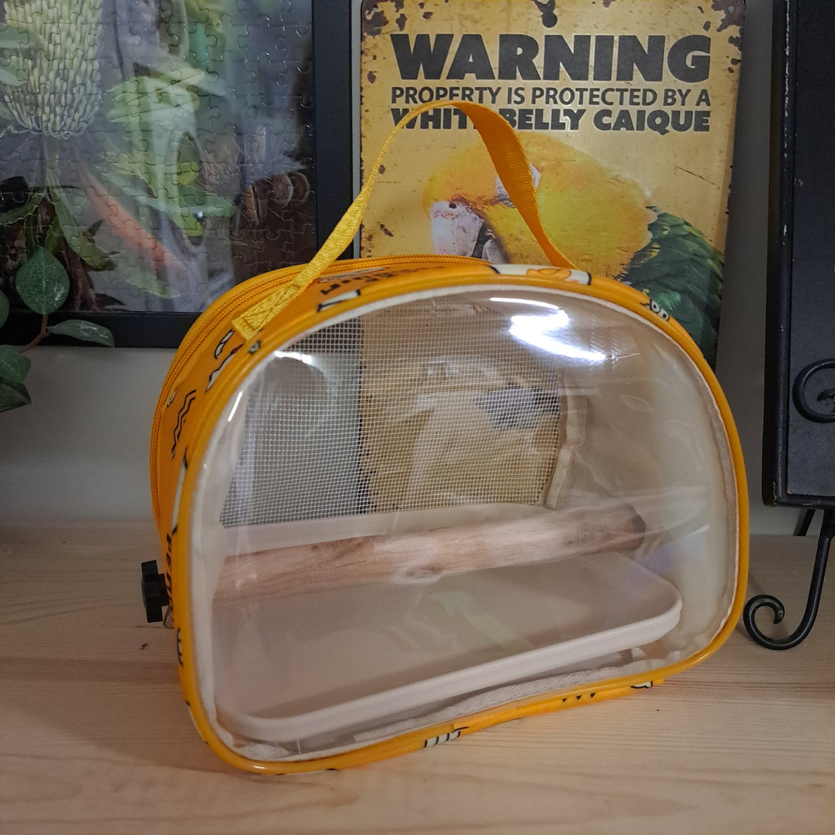 Small Penguin comic bird transport bag