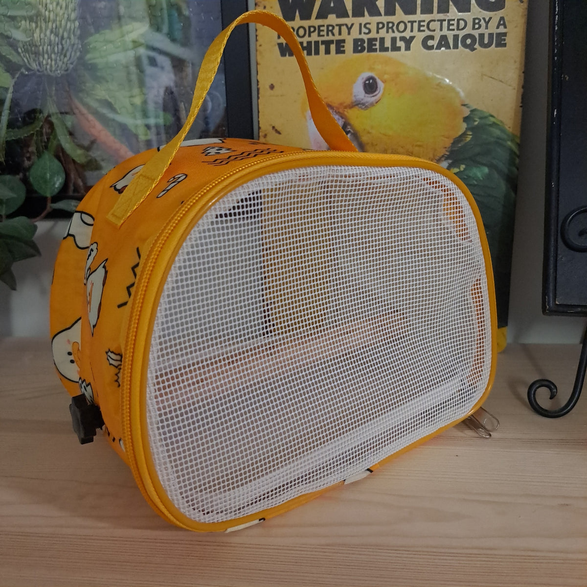 Small Penguin comic bird transport bag