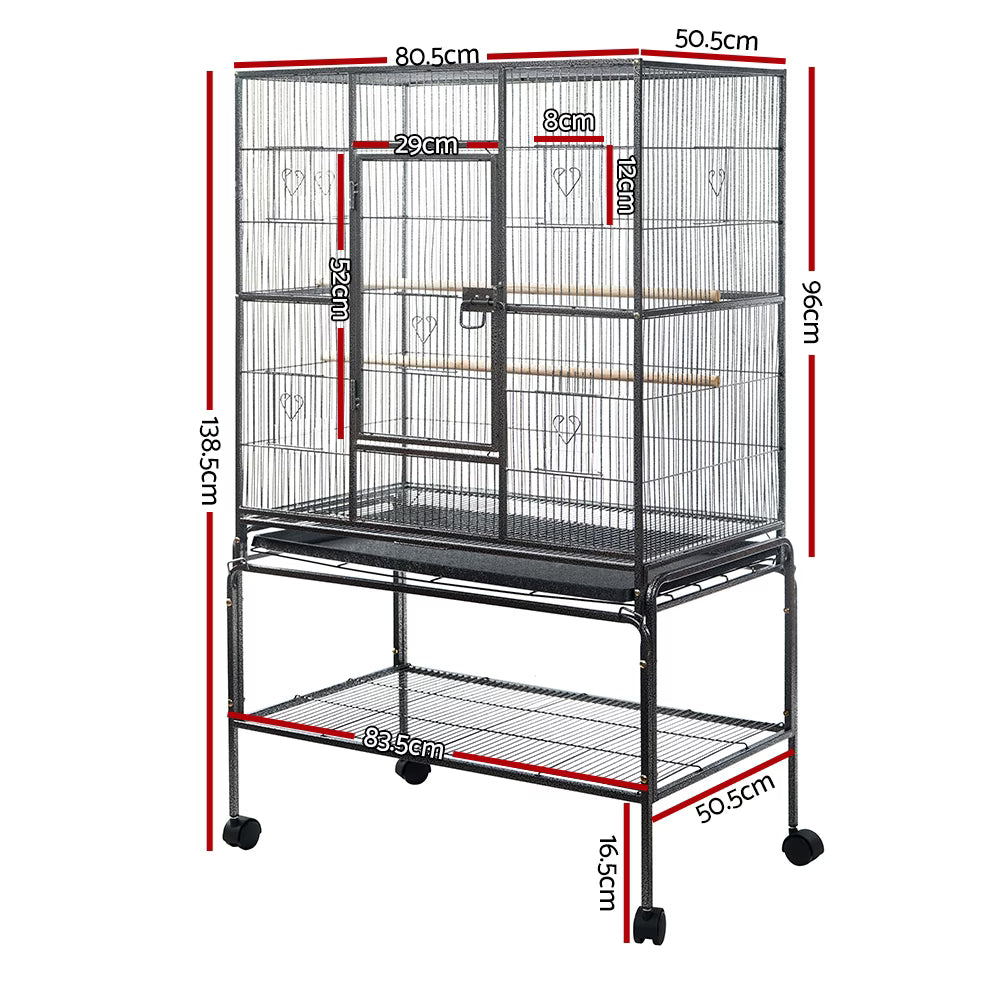 Large flight cage & stand