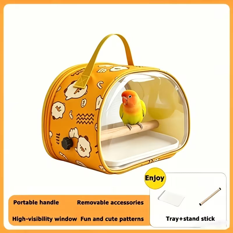 Small Penguin comic bird transport bag