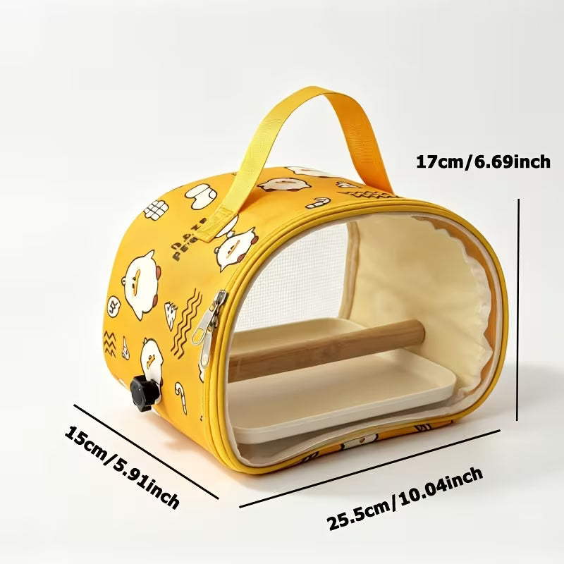 Small Penguin comic bird transport bag