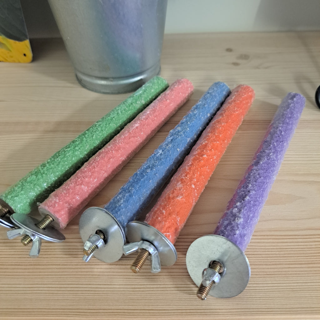 Bird sanding perch