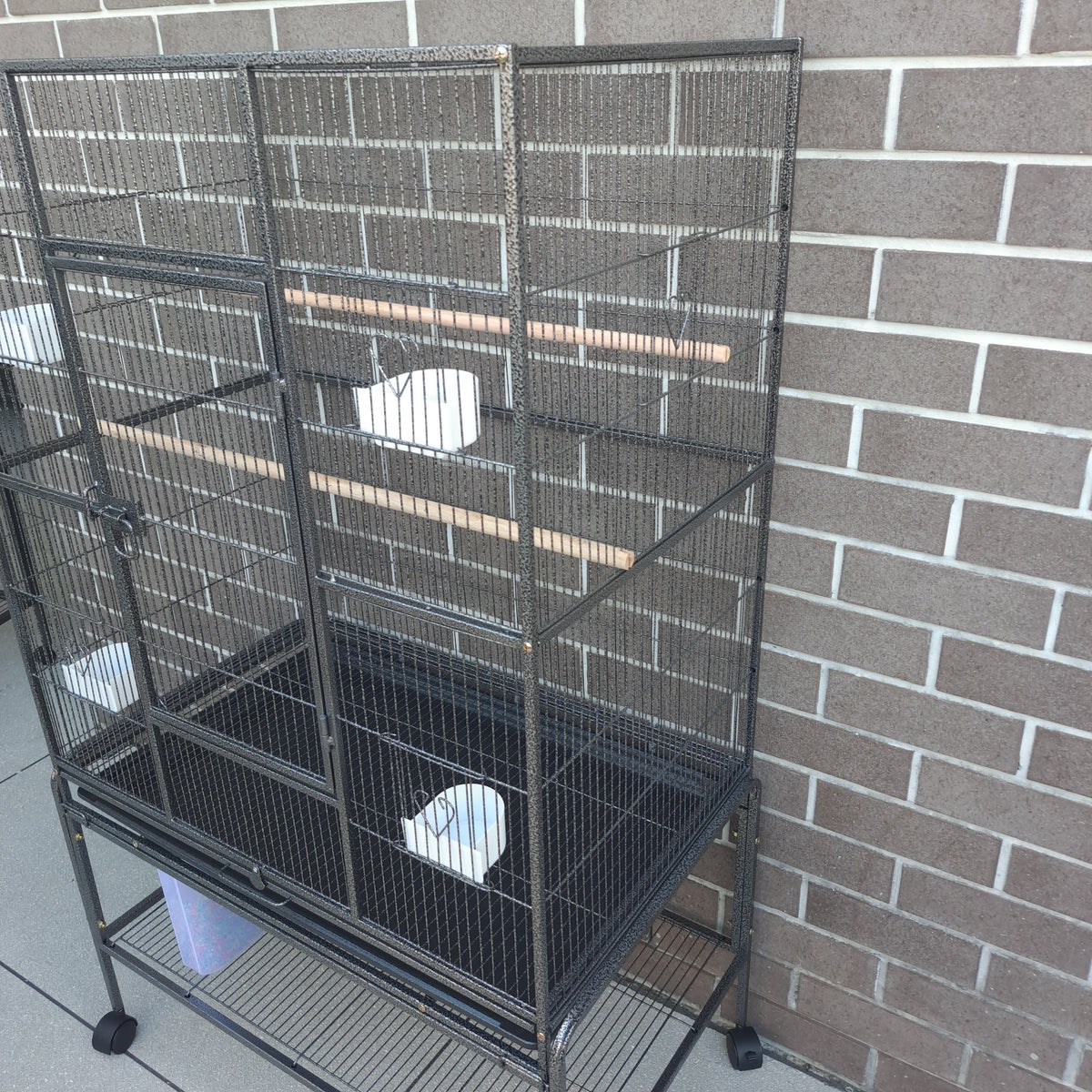 Large flight cage & stand